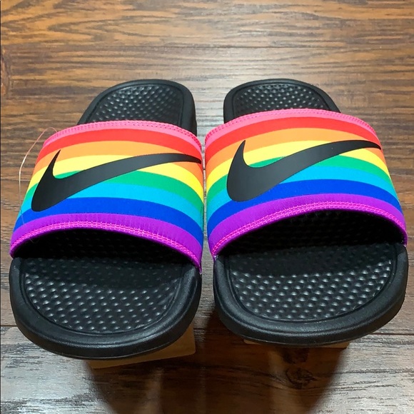 NIKE BENASSI JDI BETRUE Black/Black-Multi-… - Picture 8 of 16